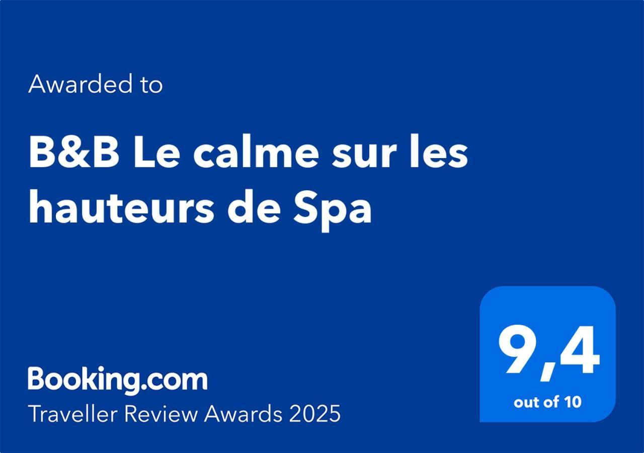 B&B Le Calme Sur Les Hauteurs De Spa Tiege 외부 사진